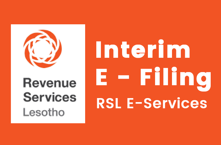 How to do Lesotho RSL interim e-filing?